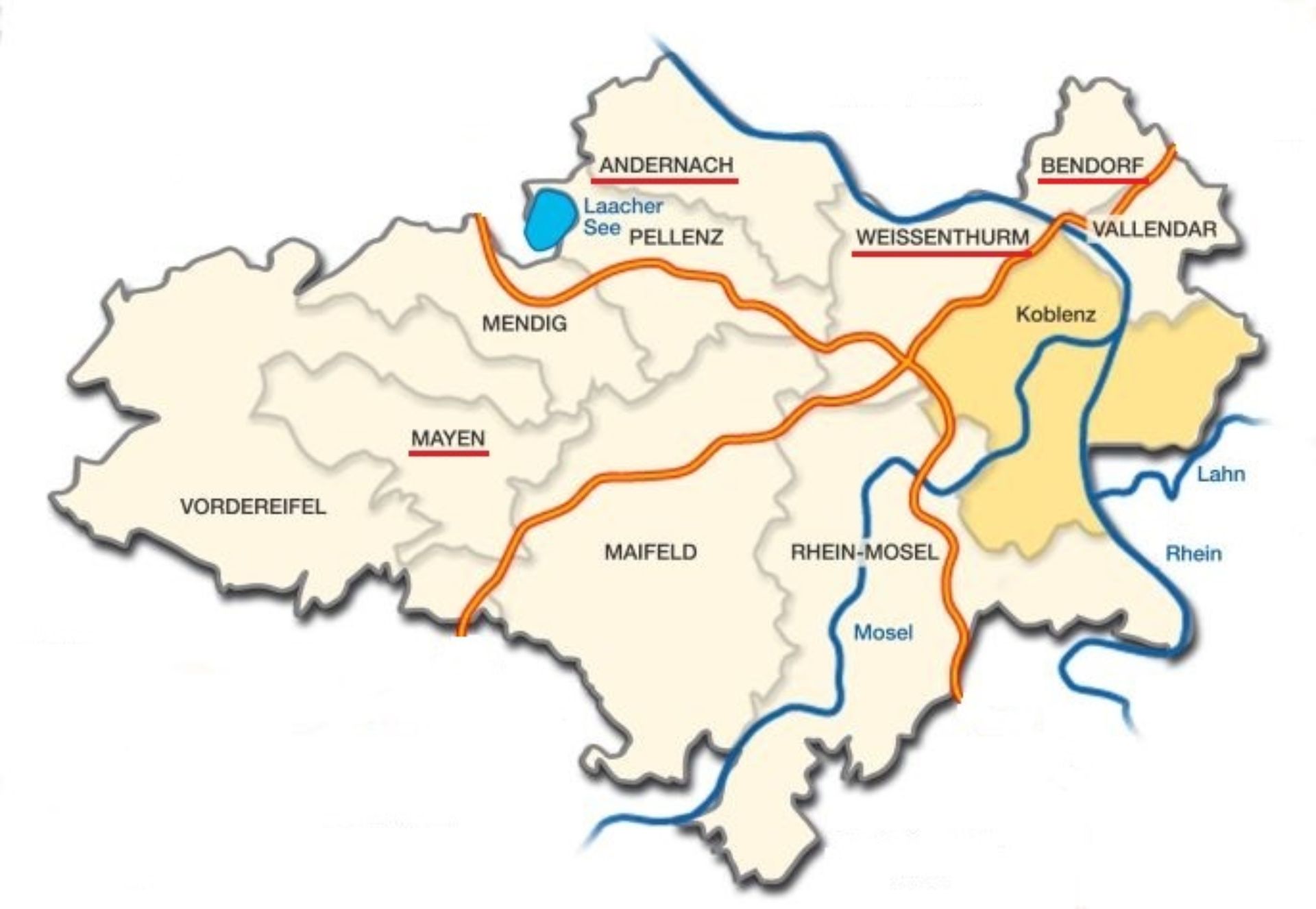 Karte Landkreis